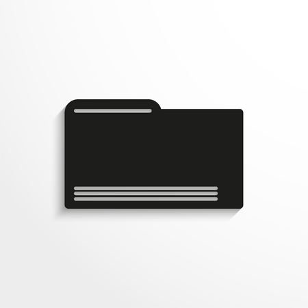 Folder. Vector icon.のイラスト素材