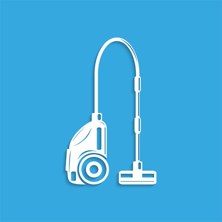 A vacuum cleaner. Symbol. Vector icon.のイラスト素材