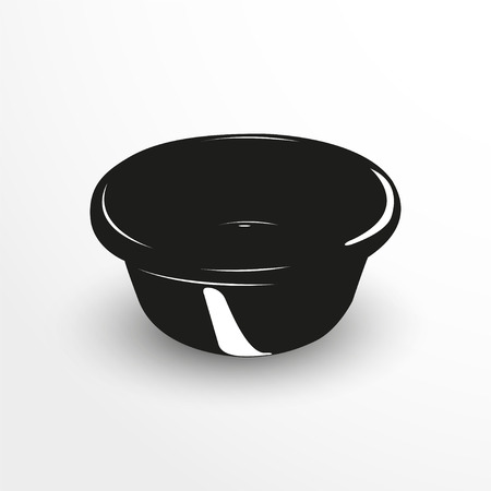 Basin for washing. Vector illustration.のイラスト素材