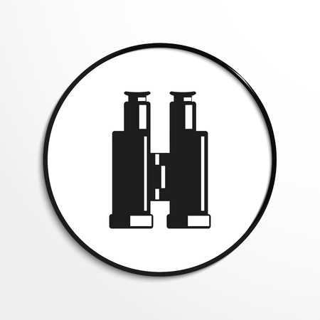 Binoculars. Vector icon.のイラスト素材
