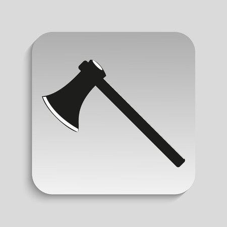 Ax carpenter. Vector icon.のイラスト素材