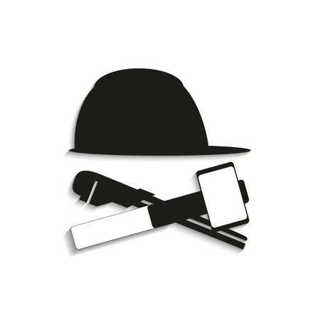 Symbol. Repair work. Vector icon.のイラスト素材