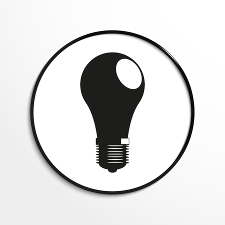 Light bulb. Vector icon.のイラスト素材