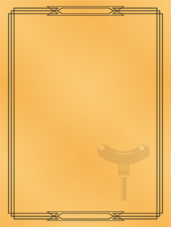 Page menu in the restaurant. Vector illustration.のイラスト素材