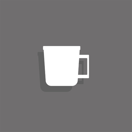 Glass with a handle. Vector icon.のイラスト素材