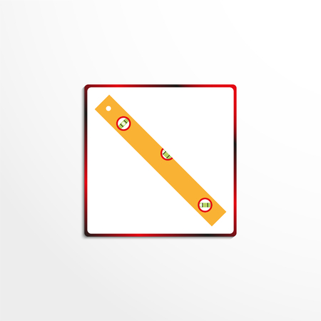 Building level. Vector icon.のイラスト素材