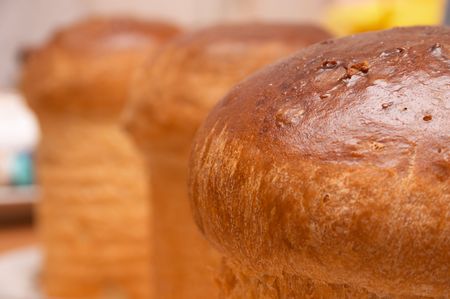 Fresh-baked easter cakes without creamの写真素材