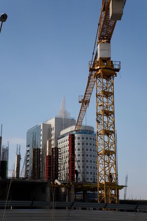 New urban district. Astana, capital of Kazakhstan Republic.