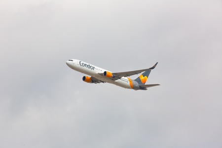 Boeing 767 Condor in the sky