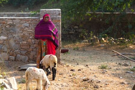 Indian woman running