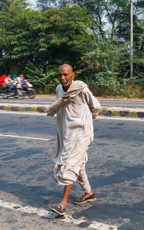 Old poor man indianのeditorial素材