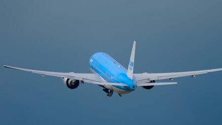 KLM Boeing 777 departure