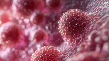 red blood cells in human body, medical conceptの素材