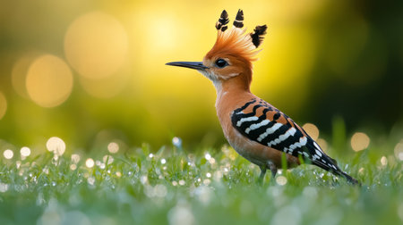 Eurasian Hoopoe (Upupa epops)の素材