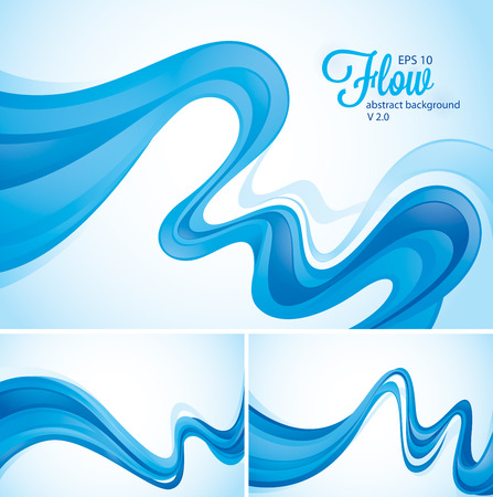 Flow abstract backgroundのイラスト素材