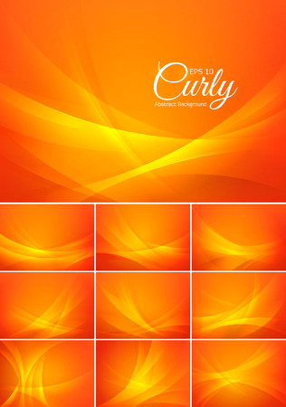 Curly abstract background series.のイラスト素材