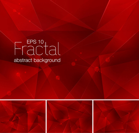 Fractal abstract background. Each background separately on different layers.  Available in 4 variants and created in RGB modeのイラスト素材