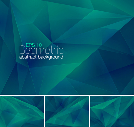 Geometric abstract background. Low poly vector backgroundのイラスト素材