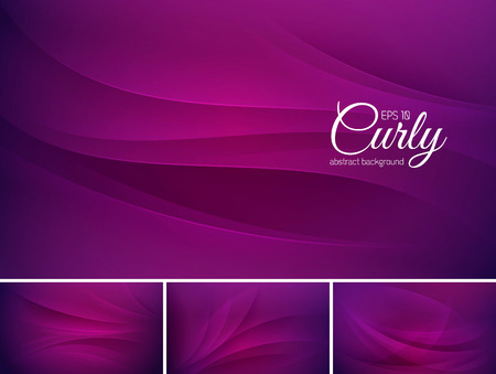 Curly abstract background series. File format EPS 10のイラスト素材