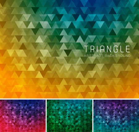 Triangular abstract background. Low poly and geometric vector background series, suitable for design...
