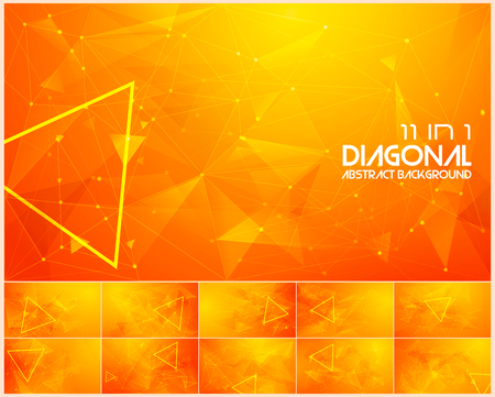 Polygonal line and low poly abstract background. Suitable for web background and design elementのイラスト素材