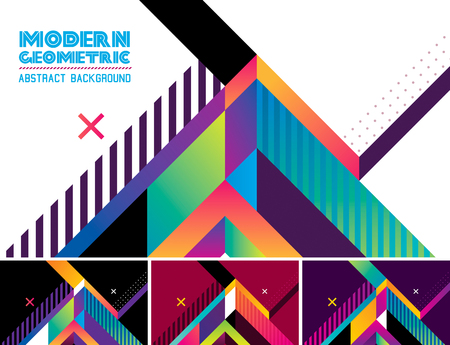 Modern geometric vector abstract background. Suitable for your design element and web backgroundのイラスト素材