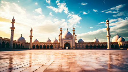 Sheikh Zayed Grand Mosque in Abu Dhabi, United Arab Emiratesの素材