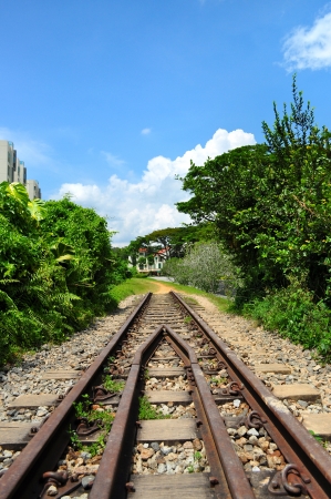  A former Railway track around Rifle Range Road, Bukit Timah, Singaporeの写真素材