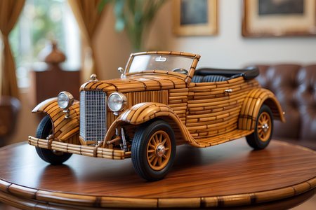 Bamboo Miniature Car Educational Tools That Introduce Students To Environmentalism, Traditional Crafts, And The Power Of Thoughtfully Designed Toysの素材