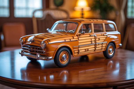 Bamboo Miniature Car Toys With A Purpose â Educating Kids And Adults Alike About Environmental Awareness While Offering A Charming And Playful Experienceの素材