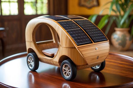 Bamboo Miniature Car Replicas Made From 100% Sustainable Materials, Handcrafted By Skilled Artisans To Represent Tradition, Quality, And Care For The Planetの素材