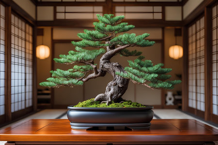 Japan Bonsai Plant meaning and symbolism: Uncover the deep cultural significance behind bonsai trees in Japanese tradition and what they represent in modern homes.の素材