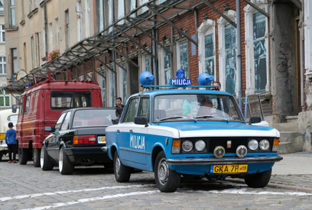 GDANSK, POLAND - 7 September 2019: Outdoor event in the Lower Town of Gdanskのeditorial素材