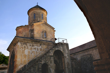 Georgia, Kutaisi - located among the mountains Gelati Monastery, heritage of caucasian historical...