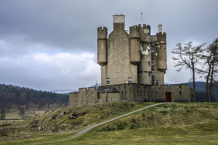 Braemar Castle. Aberdeenshire, Scotland, UK.のeditorial素材