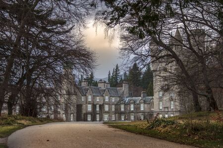 Balmoral Castle. Crathie, Ballater, Aberdeenshire, Scotland, UK.のeditorial素材