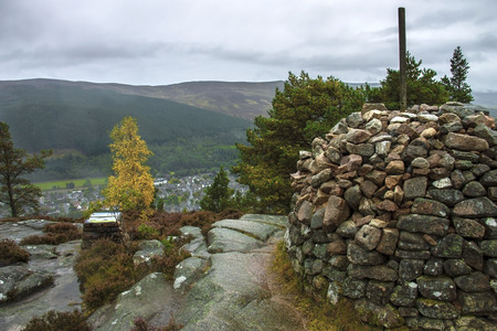 Craigendarroch hill. Ballater, Aberdeenshire, Scotland, UK.のeditorial素材