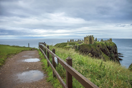Dunnottar Castle. Stonehaven, Aberdeenshire, Scotlandのeditorial素材