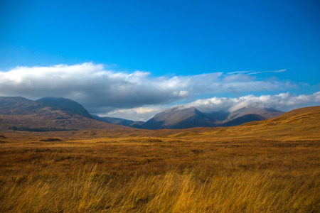 Scottish rural landscape. Lochaber area, Highlandsの写真素材