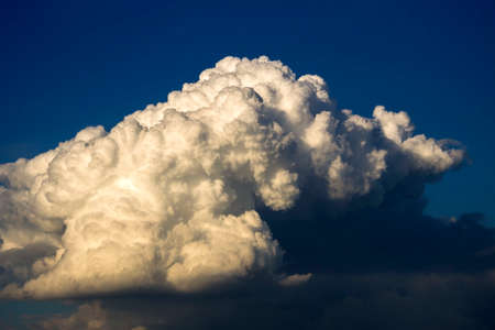 Beautiful clouds in the skyの写真素材