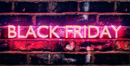 Black Friday Week web bannerの写真素材