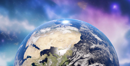 Planet Earthの写真素材