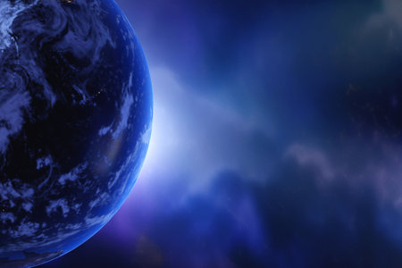 Planet earth backgroundの写真素材