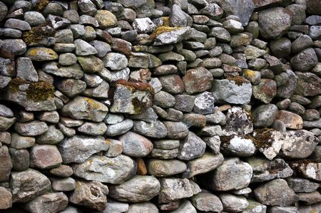 Drystone wall, Yorkshire. A traditional construction found in most of Yorkshire.の写真素材