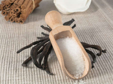 vanilla sugarの写真素材