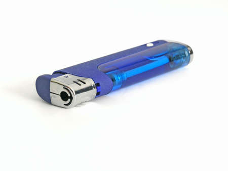 lighter on white backgroundの写真素材