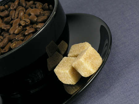 coffee and sugarの写真素材