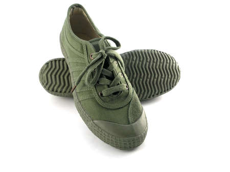 series sport: sneakers  isolated on white backgroundの写真素材