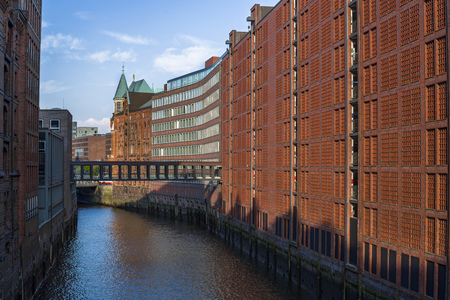 Speicherstadt Hamburgの写真素材