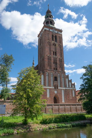 The castle of Warmia bishops in Lidzbark WarmiÅskiのeditorial素材